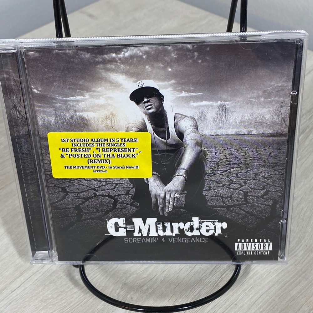 C-Murder Screamin 4 Vengeance CD 2008 TRU Records Asylum Rap Hip Hop Album